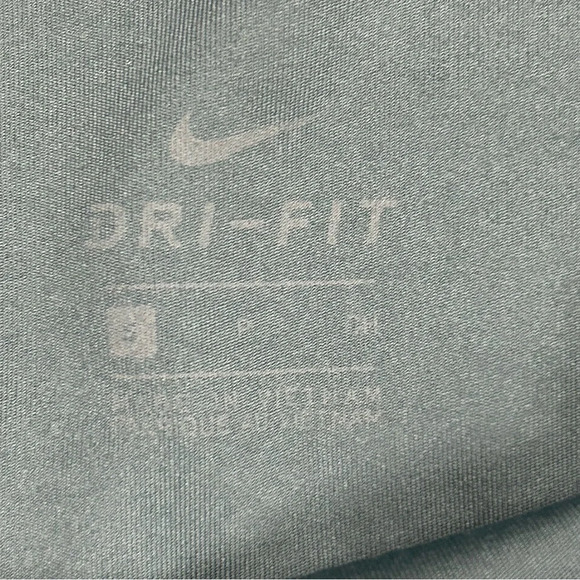 Nike One Women's Small Mid Rise 7/8 Colorblock Leggings‎ Teal/Safety Yellow/Pink - Picture 3 of 8